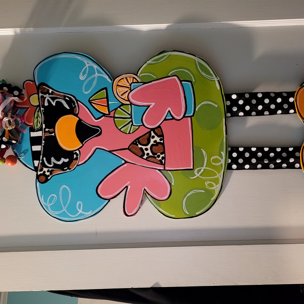 Flamingo Door Hanger